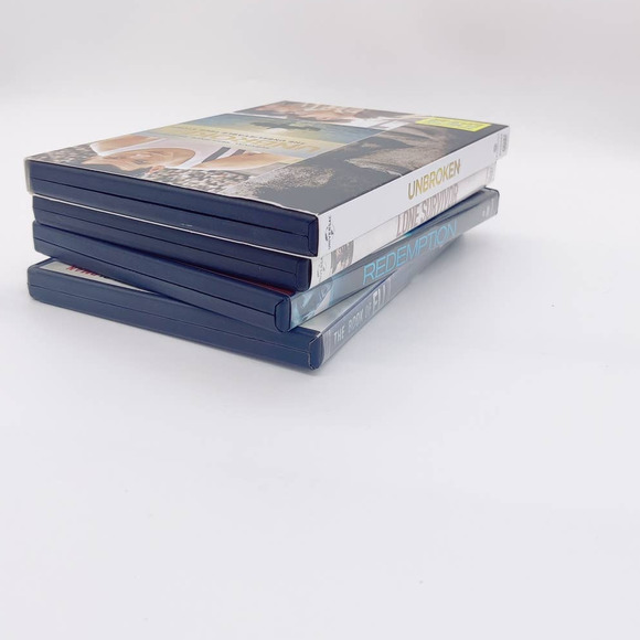 War Movie Lot DVDs 4 Movies Lone Survivor Unbroken Redemption The Book Of Eli - Picture 6 of 9